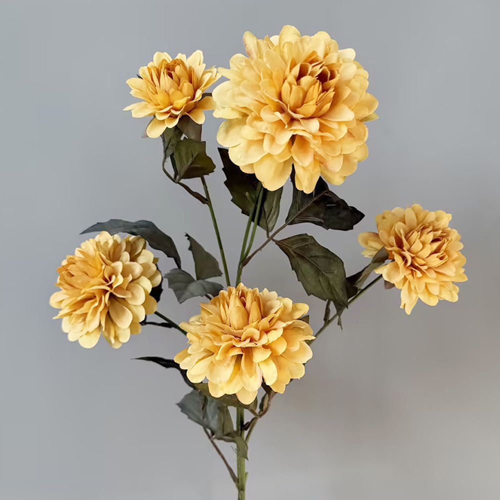 Elegant Artificial Dahlia Bouquet