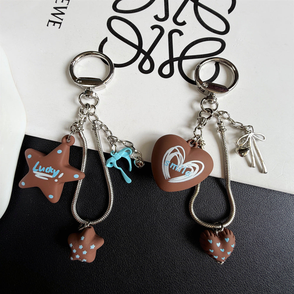 Decorative Heart-Shaped Keychain Kit Kalsten