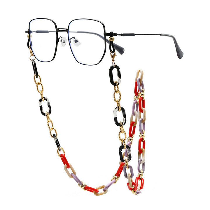 Fashionable Eyewear Chain with Colorful Links Kalsten