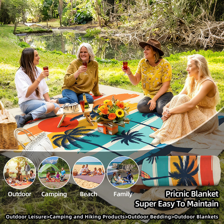 Mandala Design Beach Mat Kalsten