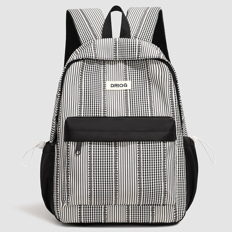 Playful Striped Backpack Kalsten