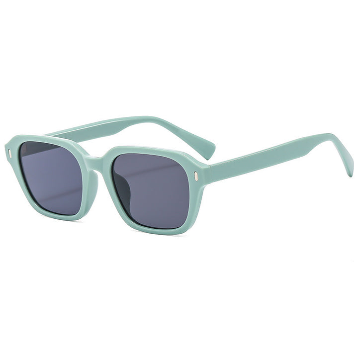 Ladies Square Sunglasses with Stylish Transparent Frame and UV Protection Kalsten