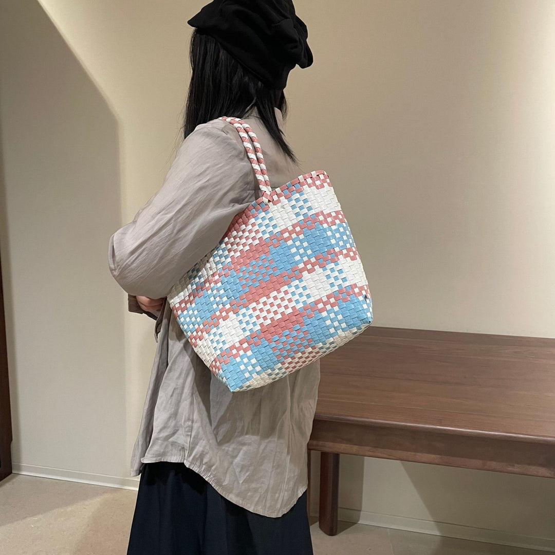 Handwoven shopping and beach bag Kalsten