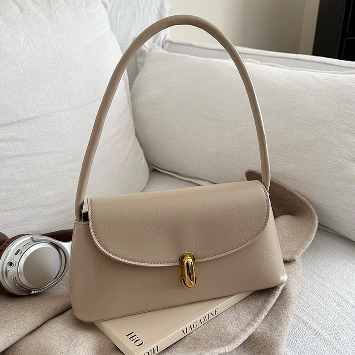 Elegant Structured Handheld Satchel