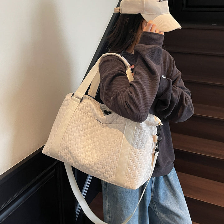 Quilted Travel Duffel Bag Kalsten