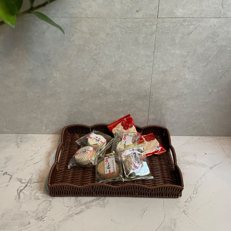 Ladies elegant serving tray made of high-quality weave Kalsten
