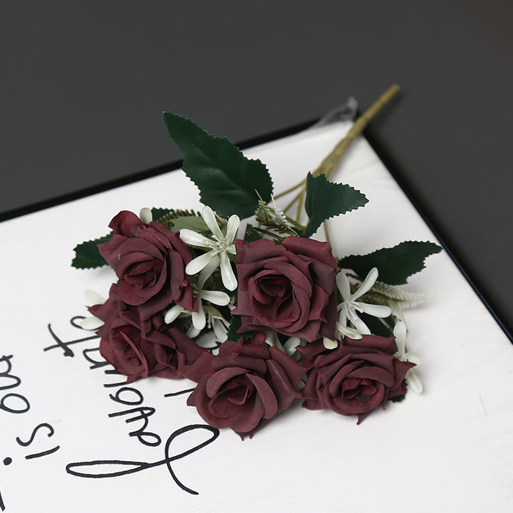 Realistic Artificial Rose Bouquet