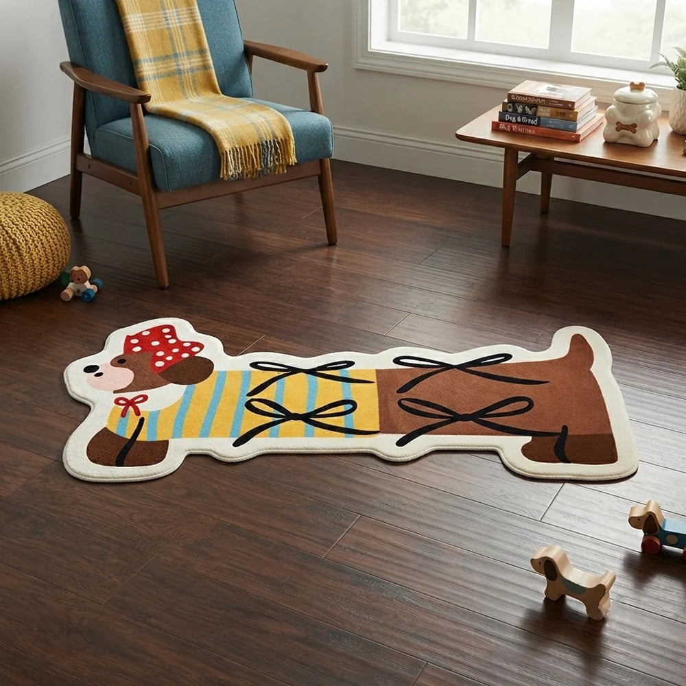 Gingerbread House Themed Area Rug