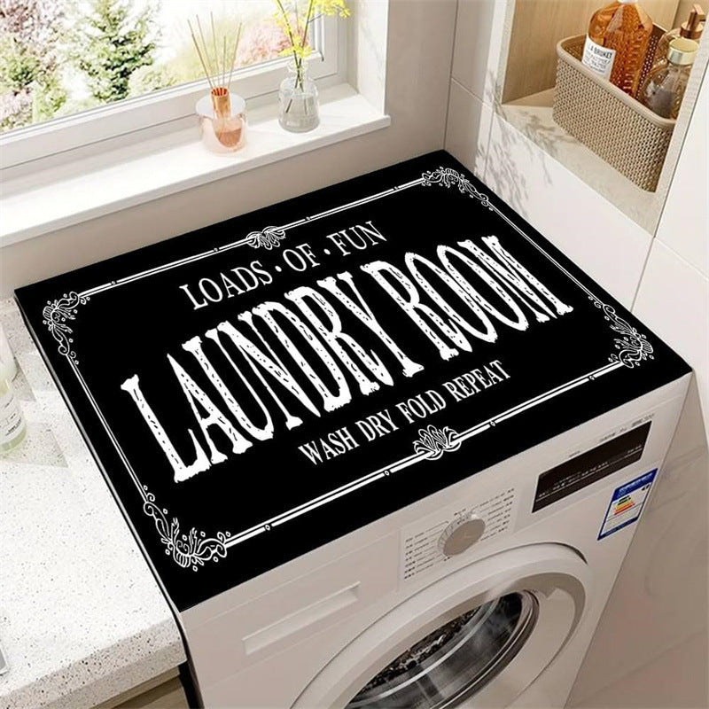 Decorative Laundry Room Mat for Home