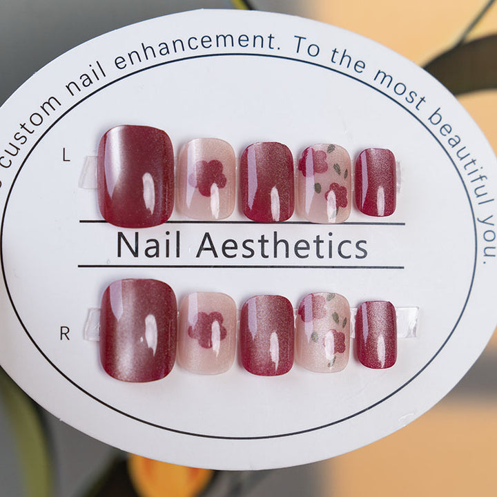 Decorative Floral Press-On Nails  1791110563