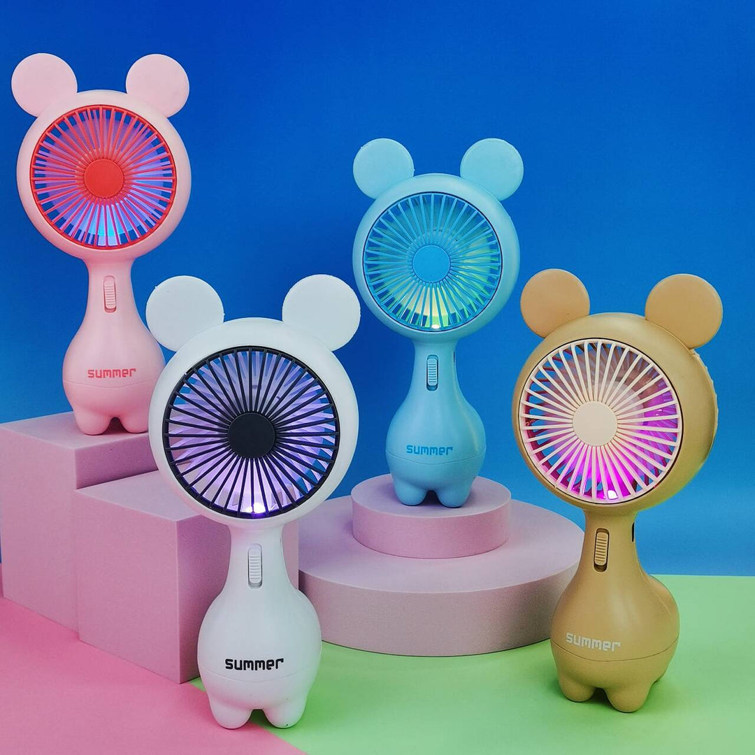 Women Portable Mini Fan with Cute Rabbit Design Kalsten