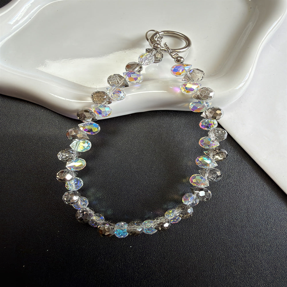 Sparkling Crystal Beaded Keychain Kalsten