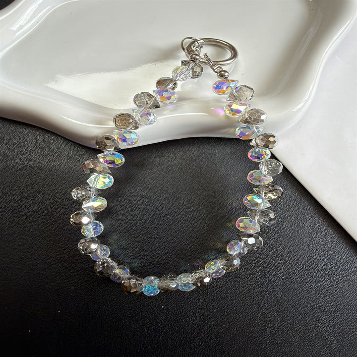 Sparkling Crystal Beaded Keychain Kalsten