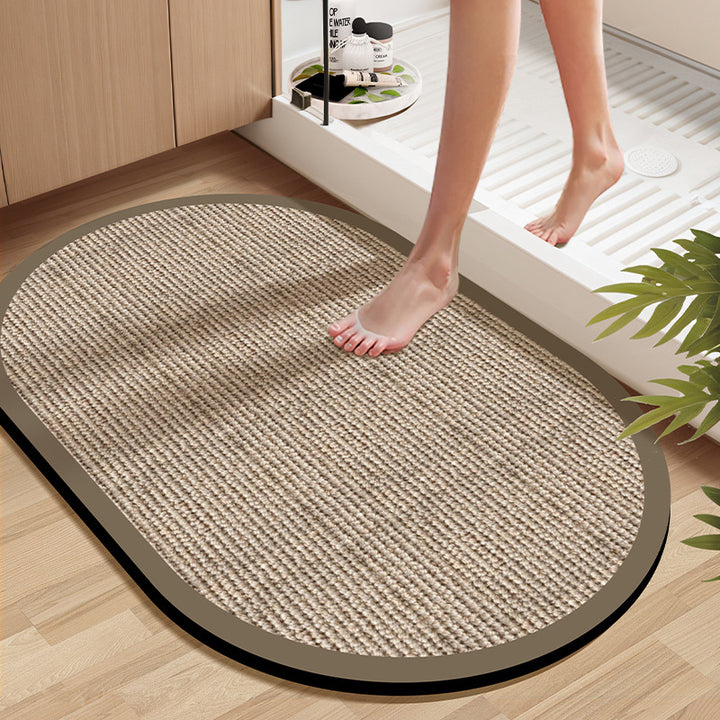 Soft Textured Bathroom Rug Kalsten