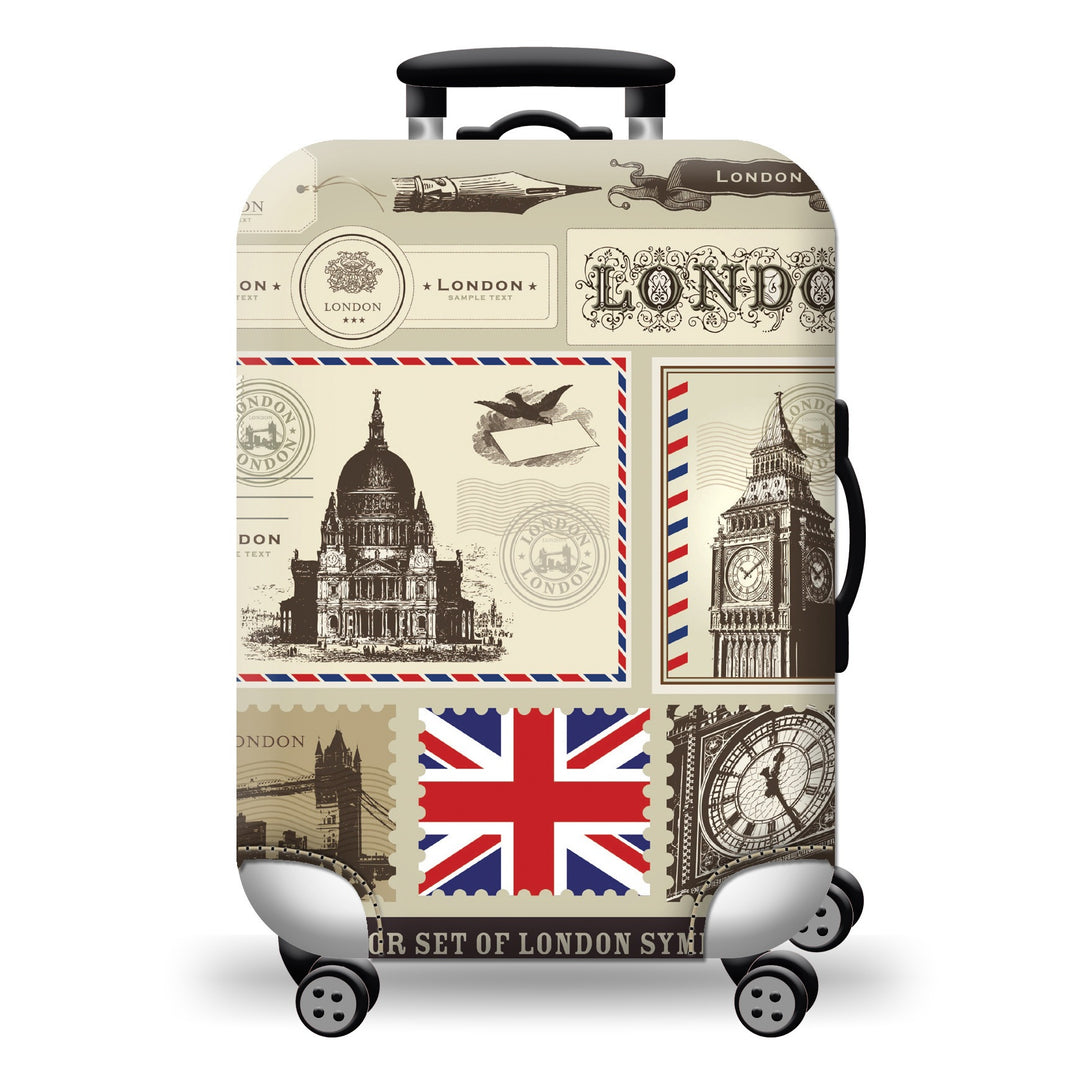Ladies hard shell suitcase with colorful design Kalsten
