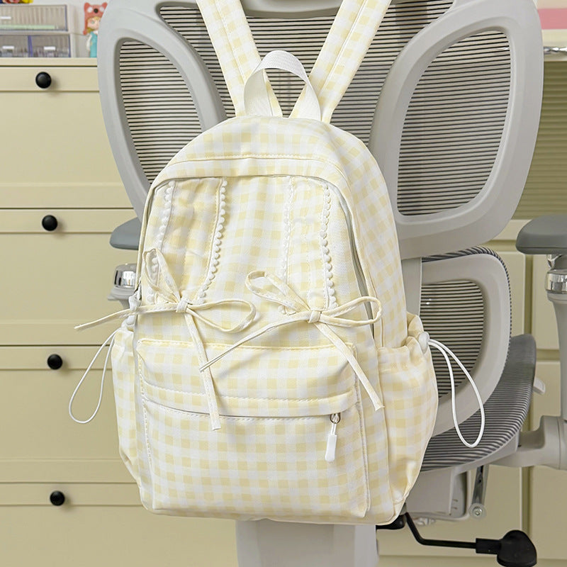Playful Bunny-Ear Patterned Backpack Kalsten