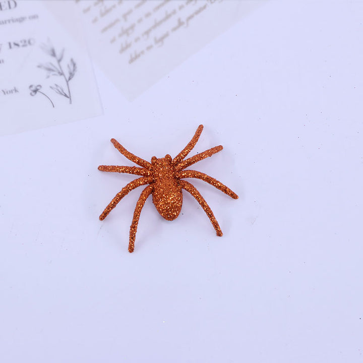 Glittered Halloween Spider Decoration Kalsten