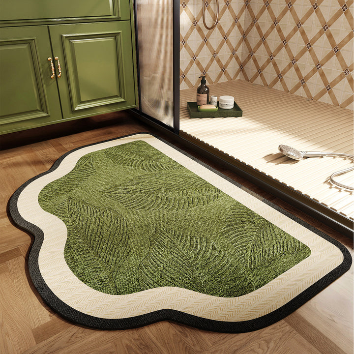 Lace-Trimmed Bath Mat Kalsten