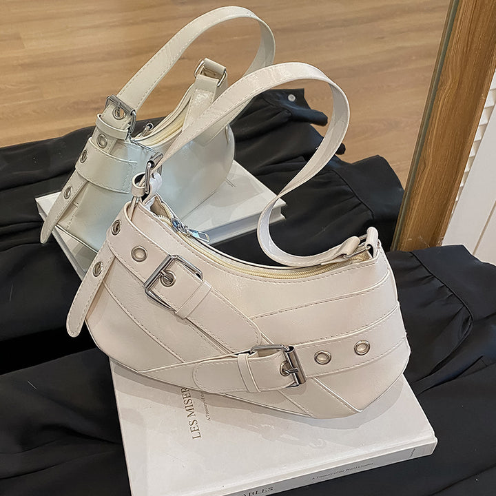 Stylish Patent Leather Shoulder Bag Kalsten