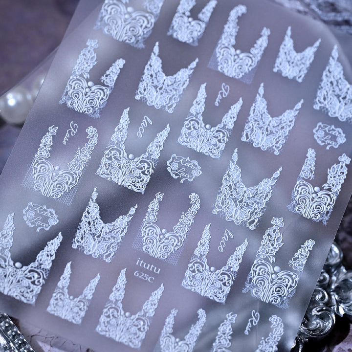 Lace Nail Art Stamping Plate