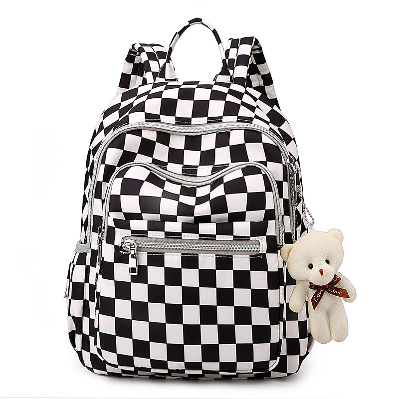 Checkerboard Pattern Backpack Kalsten