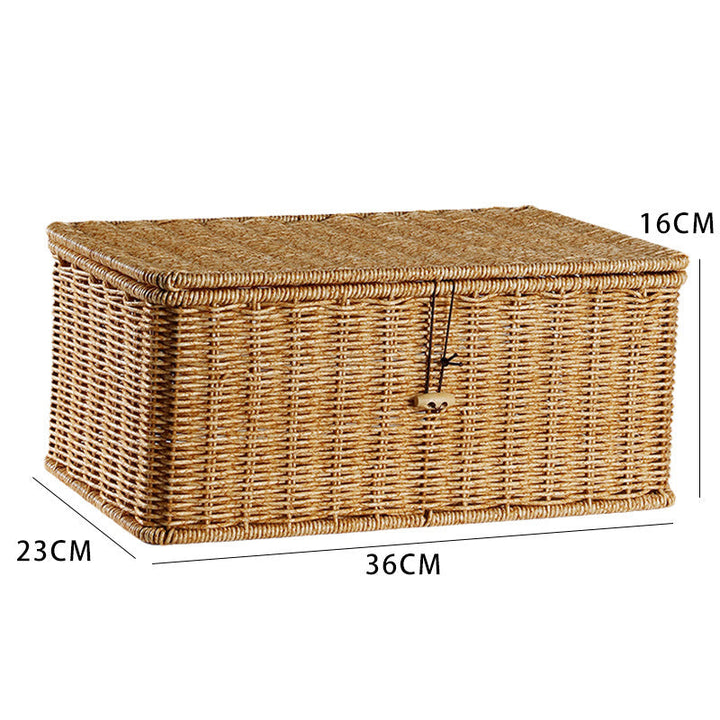 Handcrafted Wicker Storage Chest Kalsten