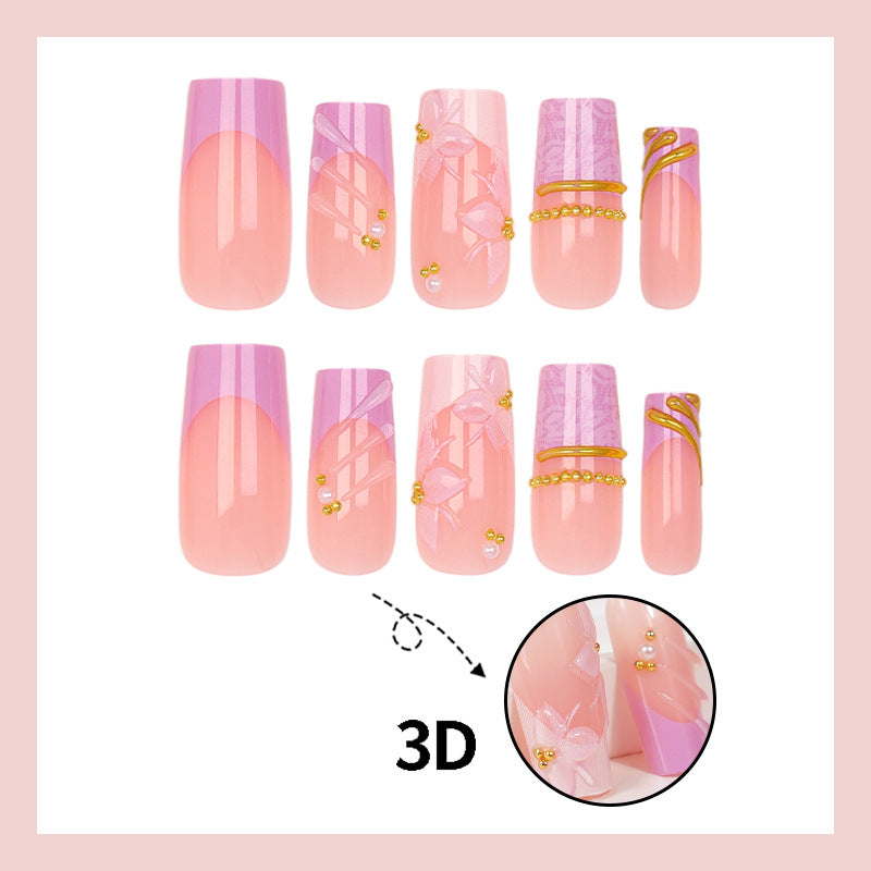 Artificial Nail Set with Elegant and Created Designs Kalsten
