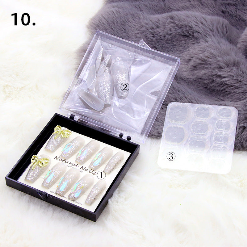 Elegant Pre-Designed Press-On Nail Set Kalsten