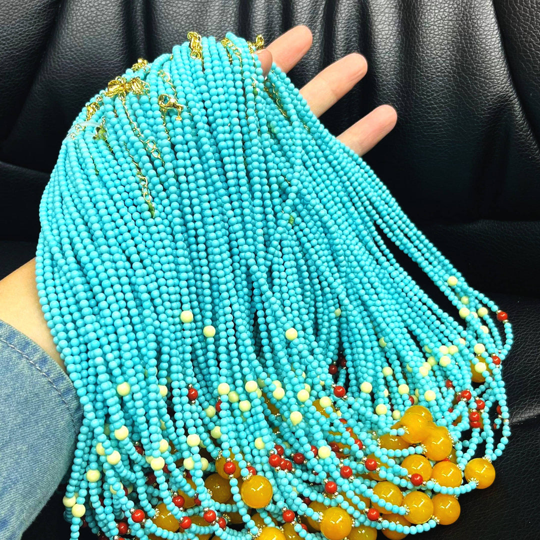 Beaded Charm Necklace Kalsten