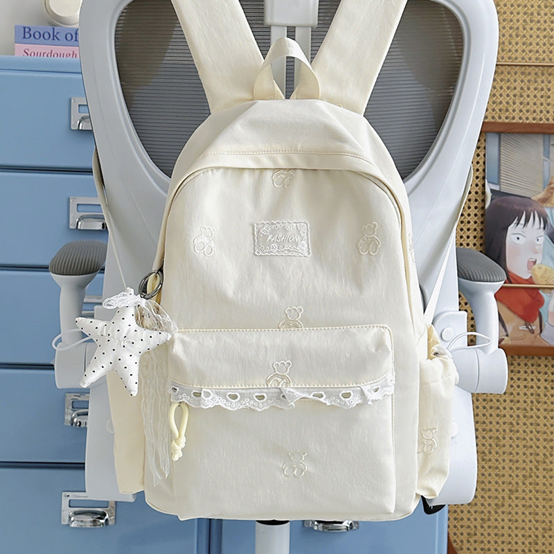 Charming Embroidered Backpack Kalsten