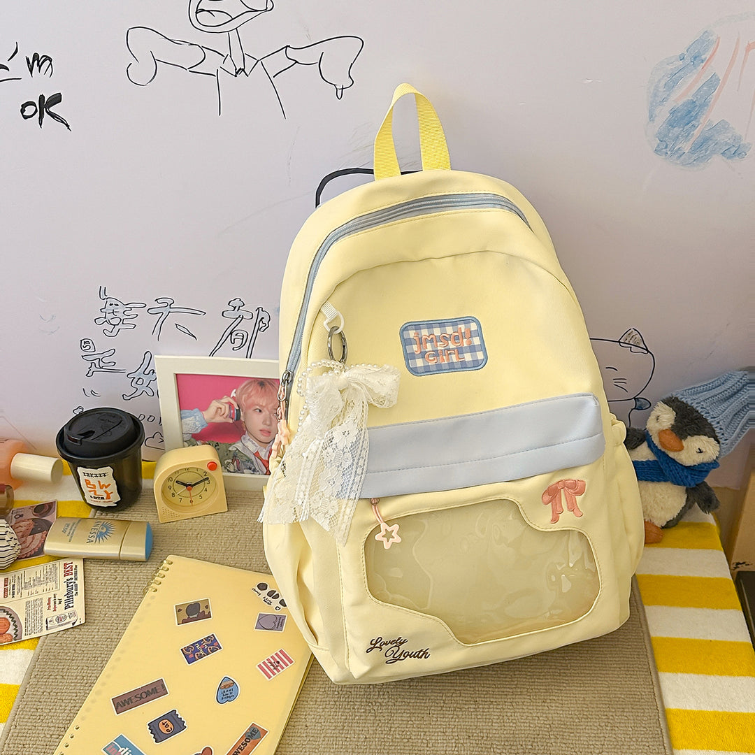 Cute Cartoon-Embellished Mini Backpack Kalsten