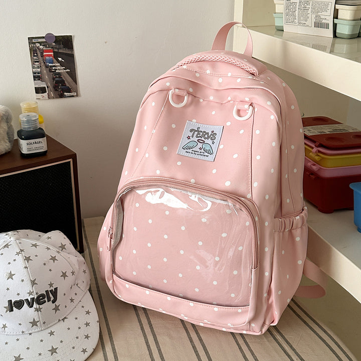 Cute Polka Dot Backpack Kalsten 1791205345