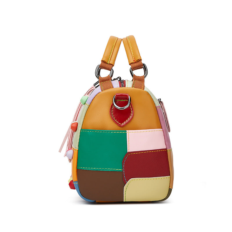 Colorful Patchwork Handbag