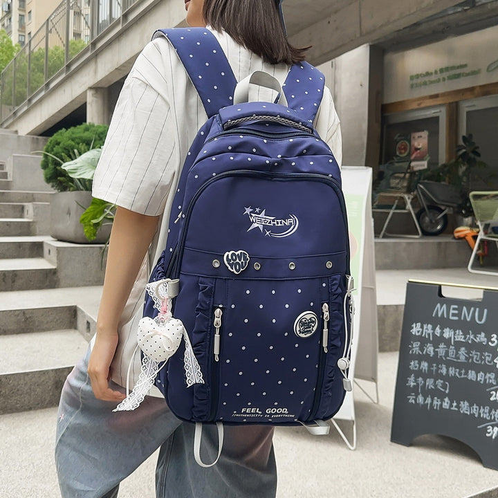 Stylish Dotted Backpack Kalsten