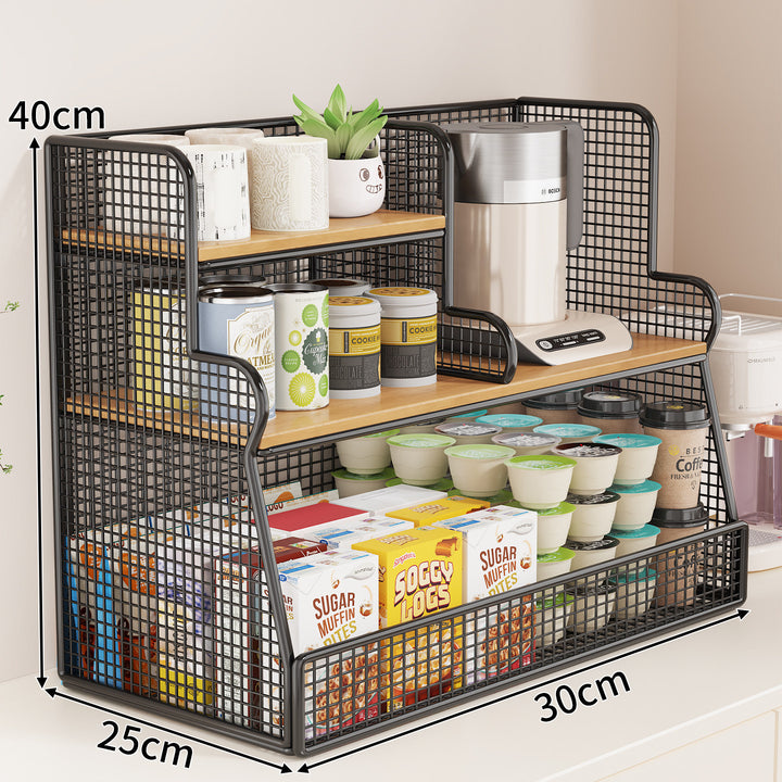 Multi-Tier Kitchen Shelf Organizer Kalsten