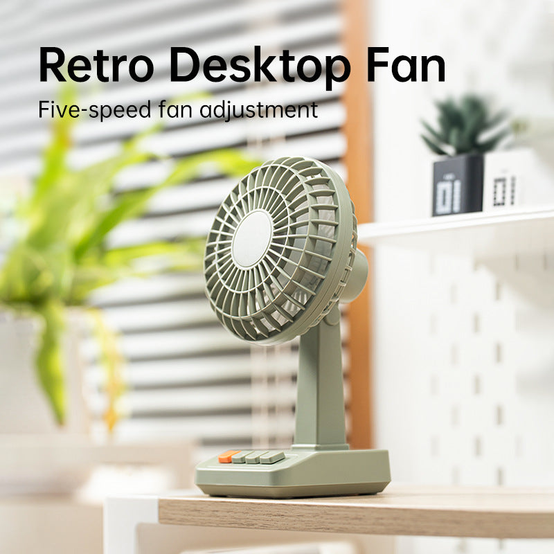 Ladies compact table fan with adjustable tilt angle Kalsten