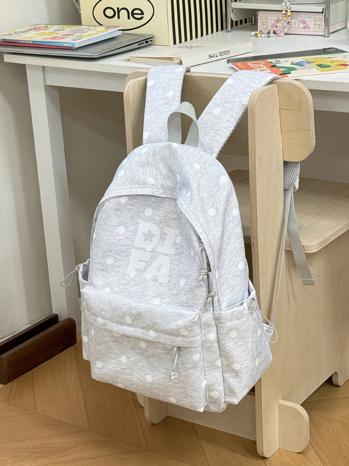 Stylish Star-Print School Backpack Kalsten