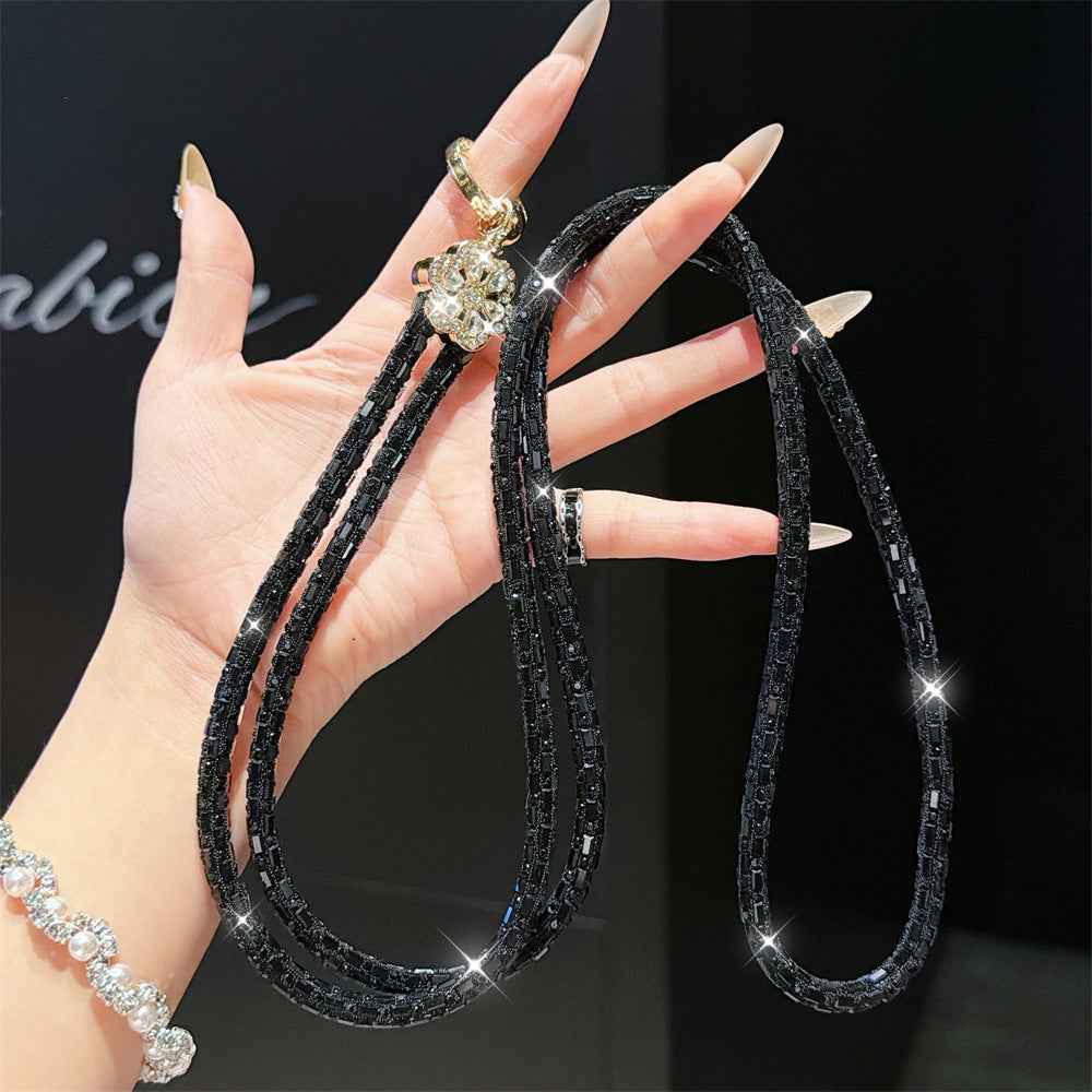 Sparkling Crystal Charm Eyewear Lanyard Kalsten