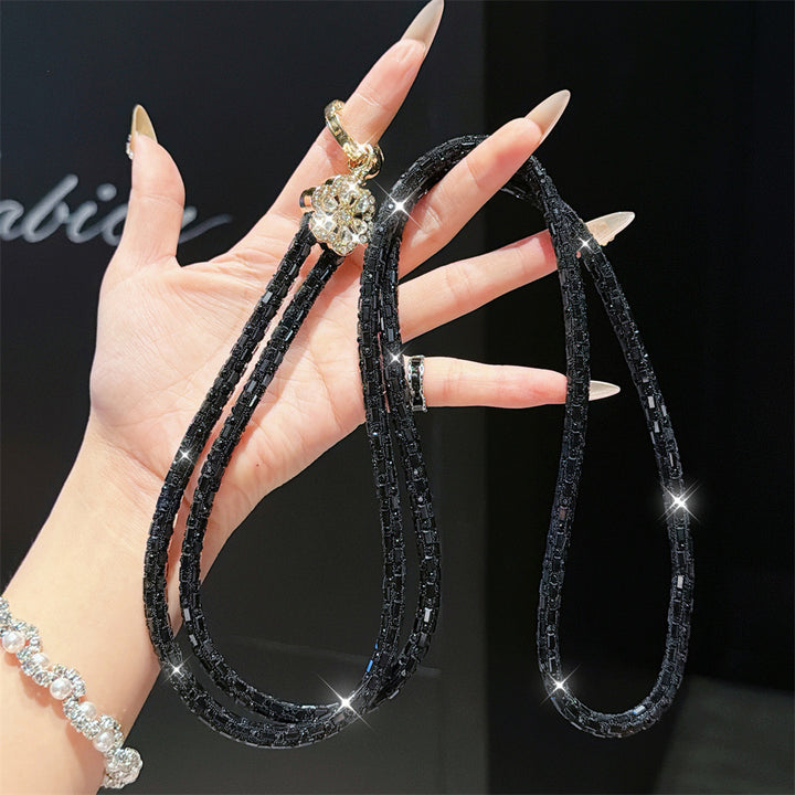 Sparkling Crystal Charm Eyewear Lanyard Kalsten