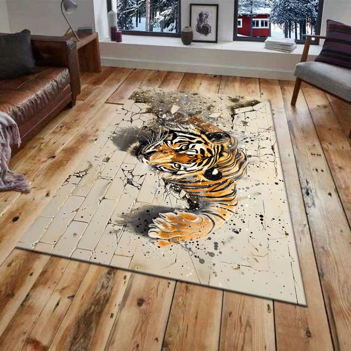 3D Printed Tiger Wall Mural Kalsten