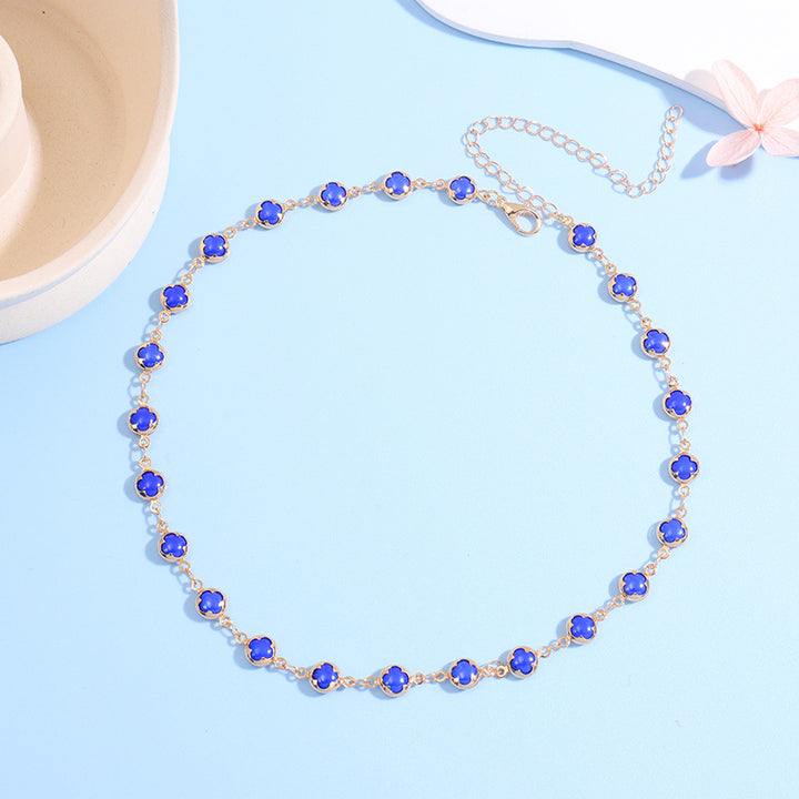 Floral Charm Choker Necklace Kalsten 1788164322