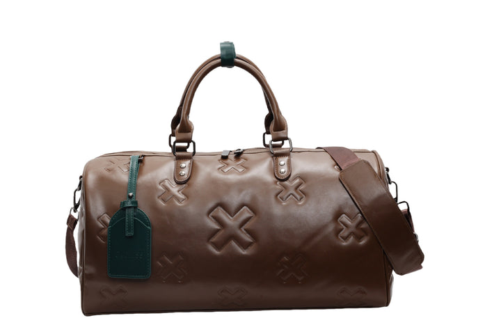 Premium Leather Weekend Duffle Bag Kalsten