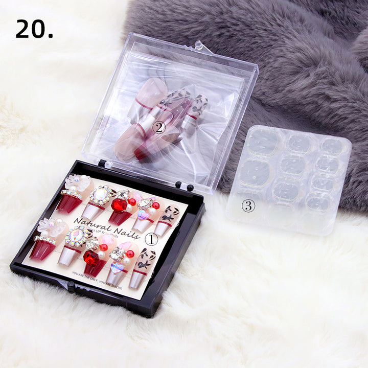 Elegant Pre-Designed Press-On Nail Set Kalsten