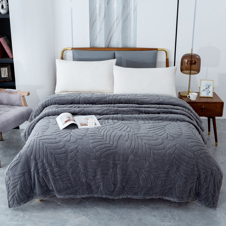 Soft Textured Plush Blanket
