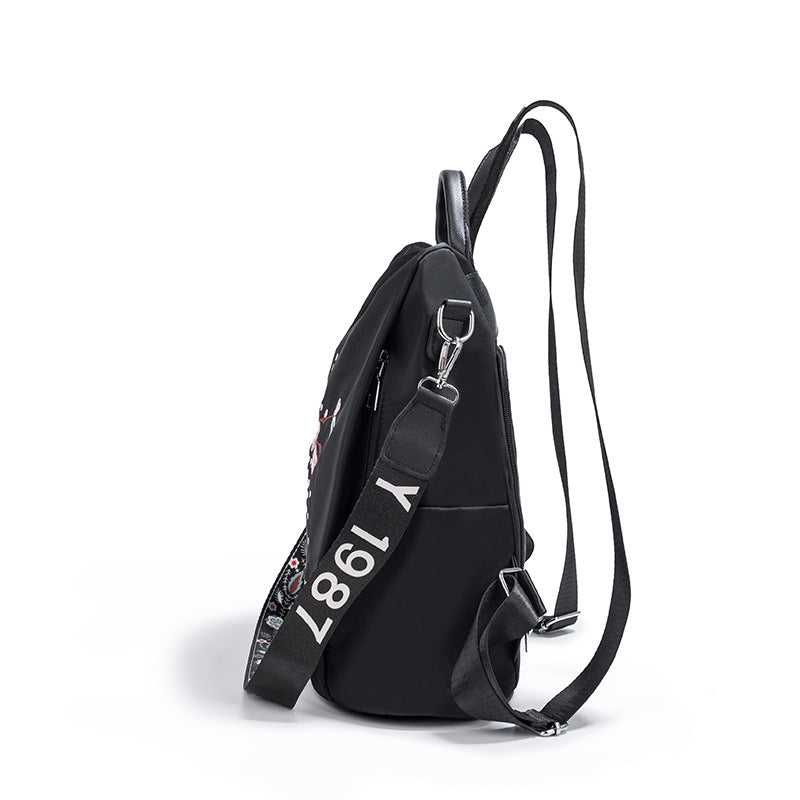 Embroidered Floral Backpack Kalsten