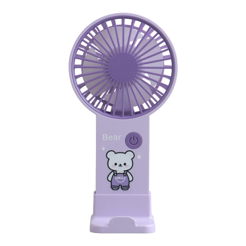 Ladies portable hand fan in playful bunny design Kalsten