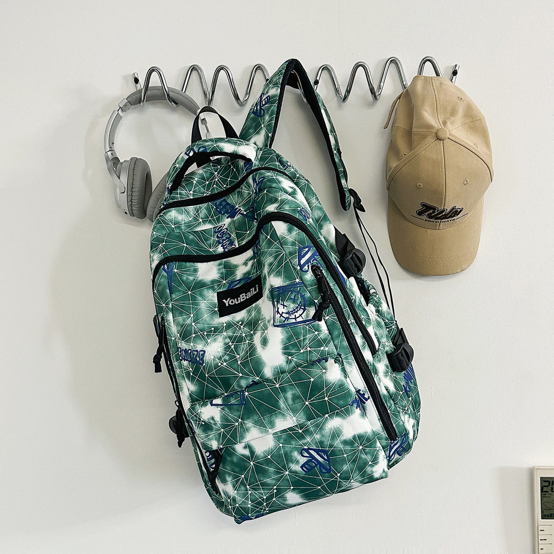 Trendy Patterned Backpack Kalsten