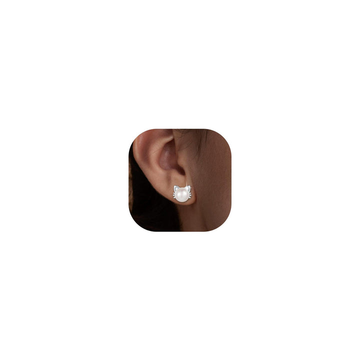 Playful Cat Dangle Earrings Kalsten