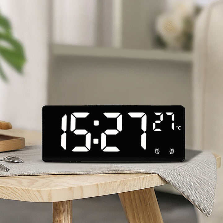 Digital alarm clock with mirror display and temperature function Kalsten