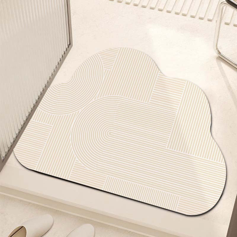 Decorative Cloud-Shaped Area Mat